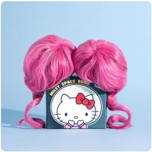Hello kitty space buns